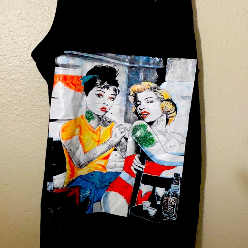 Marilyn & Audrey Hepburn women’s tank top